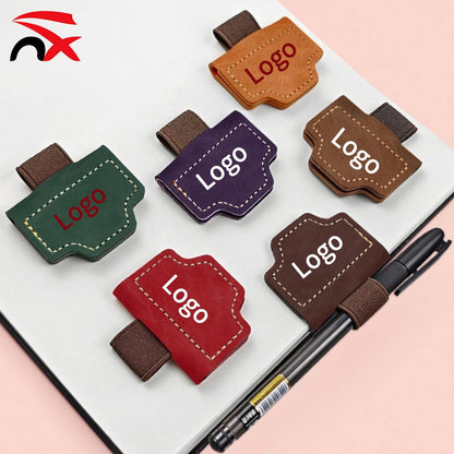 🖊️ Premium Leather Pen Holder for Notebook & Journal