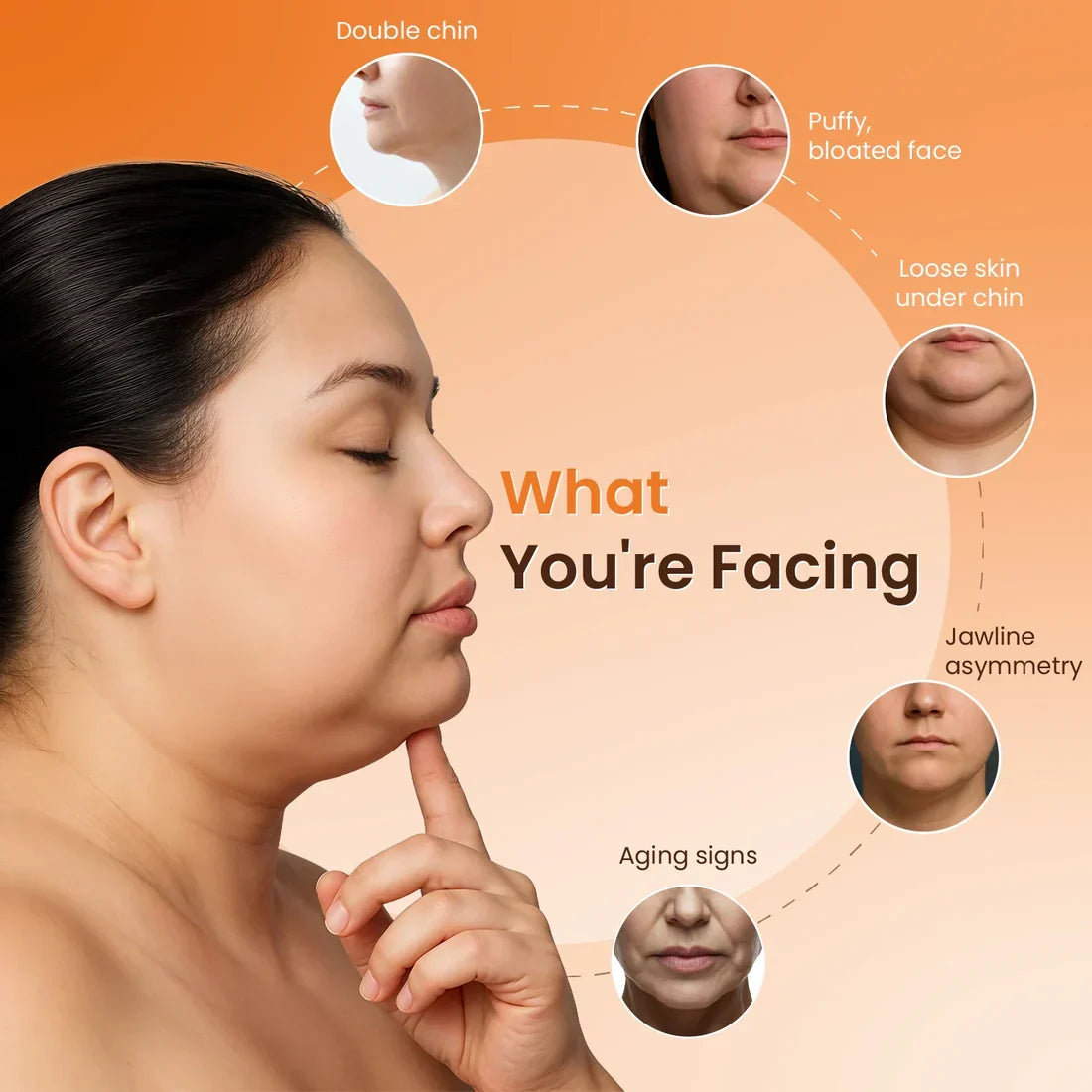 V-Line Face Lifting Reusable Mask - Define Jawline, Fat & Reduce Double Chin