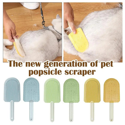 Cat Grooming Brush ( popsicle scrapper )🐱✨