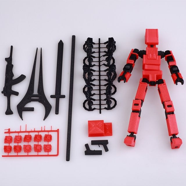 Robot Action Figure 3D Printed Toy
