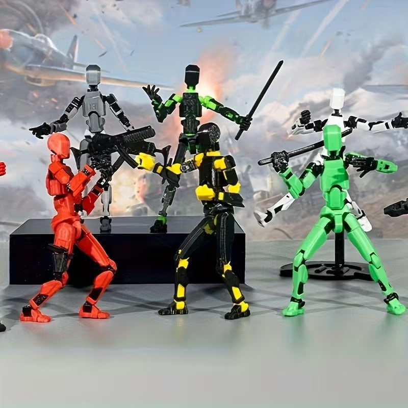 Robot Action Figure 3D Printed Toy