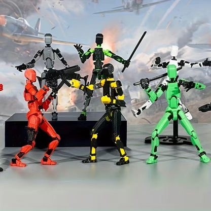 Robot Action Figure 3D Printed Toy