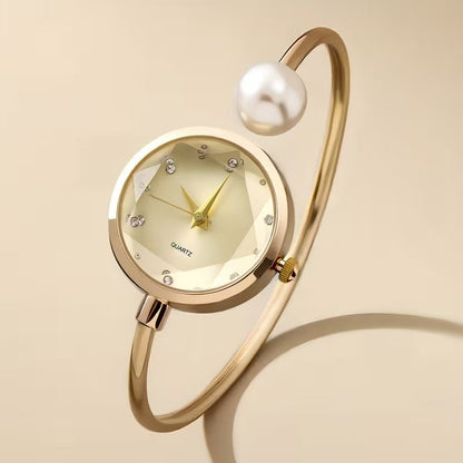 Light & Dainty Bangle Bracelet Quartz Watch