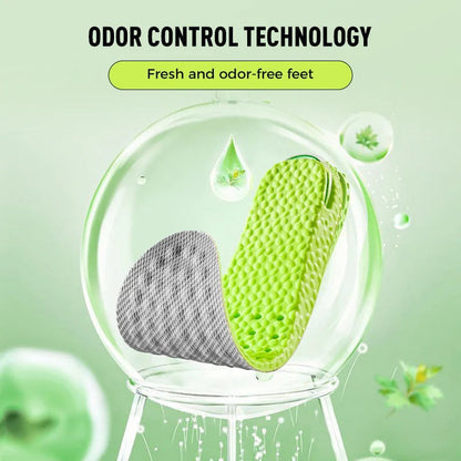 Anti Oder + Pain Relieving Height Increase Insoles ( Unisex )