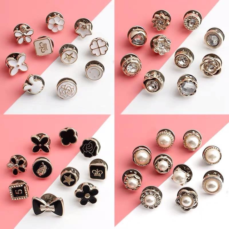 🌸 Elegant Brooch Pins for Hijab, Saree & Dupatta